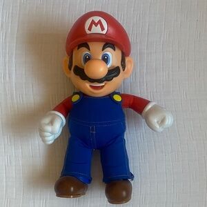 Mario Action Figure - Red, Blue, and Brown
